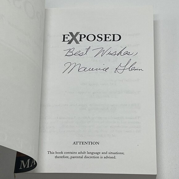 SIGNED Exposed An African American Novel of Ideas Maurice Glenn 1998 - Picture 3 of 5
